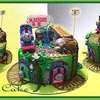 Thomas and Friends-themed Birthday Cake