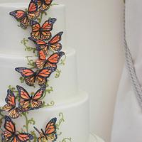 Adventurer's cake - migrating monarch butterflies