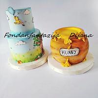 Winnie The Pooh themed cakes