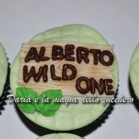 baby safari cupcakes