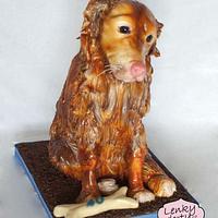 3D cake dog 