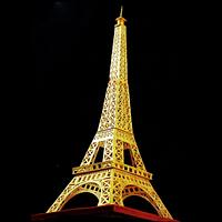 The Eiffel tower(3.5 ft tall)