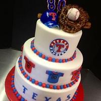 Texas Rangers birthday cake