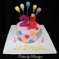 Elmo and Balloons for Jasmine