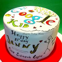 Google Doodle cake