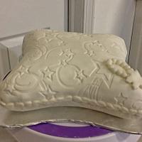 my first pillow cake.....