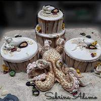 Octopus cake 