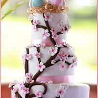 Wedding Cake - Bird Theme