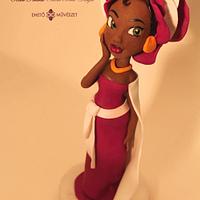 Nigerian princess sugar doll