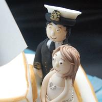 Boat Wedding Cake