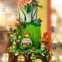 Spring Fairytale Cake 