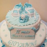 Baptism (baby converse) cake 