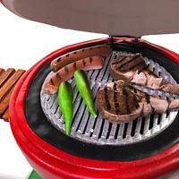 3D Barbeque Cake