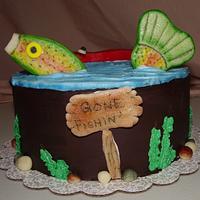 "Mounds Cake" Gone Fishing