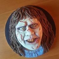 The Exorcist cake. 