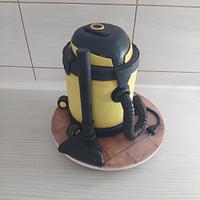 Vacuum cleaner 3d cake