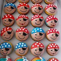 Pirate Theme Cupcakes