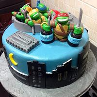Ninja Turtle cake
