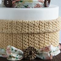 Looks like a fabric cake but it's all edible