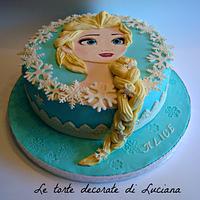 my Elsa cake