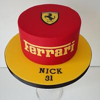 Ferrari cake - not my original design