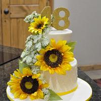 Sunflower Cake Sunflower Cake