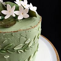 Birthday floral cake