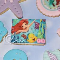 Little mermaid Disney cookies