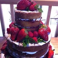 Rustic Victoria Wedding Cake