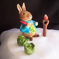 Hand Painted Peter Rabbit