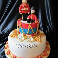 Soldier and Toy Drum Cake.