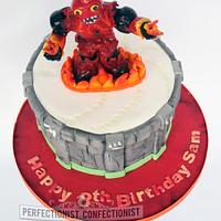 Sam - Hothead Skylander Birthday Cake 