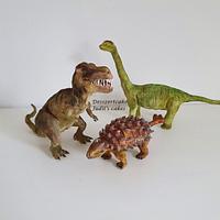 Dinosaurs modelling figure