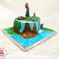 Princess Merida cake