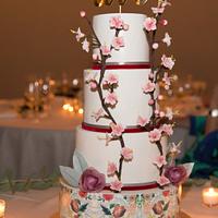 Sugar Blossom Wedding Cake