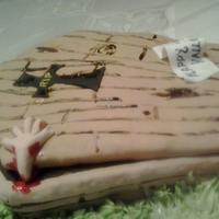 Tarta terrorífica de Ataúd de Halloween, Terrifying Halloween Coffin Cake 