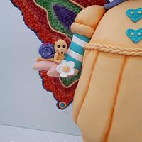 Butterfly girl Cake