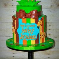 Baby Safari cake 