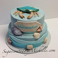 Down the Bayou themed Baby Shower cake