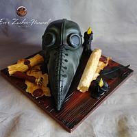My plague mask .. my Birthday Cake
