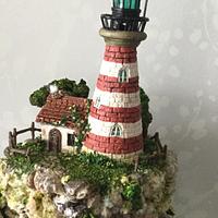 Lighthouse cake