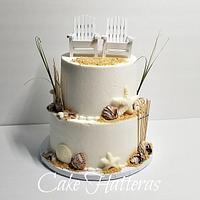 Beach Wedding Cake 2020