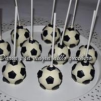 Soccer cakepops