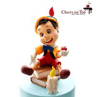 Pinocchio cake topper