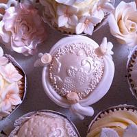 Wedding cupcakes