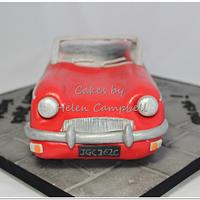 MG car cake