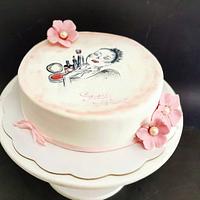 Girl birthday cake
