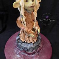Deet from The Dark Crystal- A Night at the Pictures Cake Collaboration