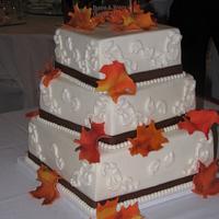 Fall leaves inpired wedding