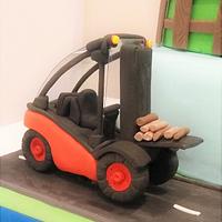 Vehicles cake toppers